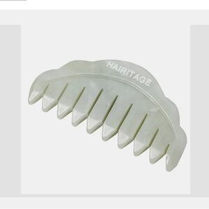 Heritage Jade Hair Comb for scalp massage